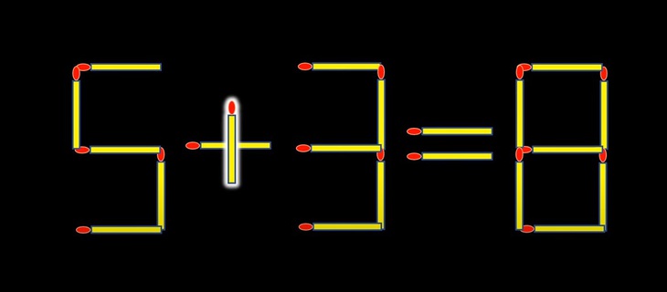 Thử tài IQ: Di chuyển hai que diêm để 5-4=7 thành phép tính đúng- Ảnh 4.