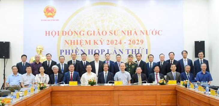 Hội đồng Giáo sư nhà nước nhiệm kỳ 2024-2029 - Ảnh: HĐGSNN