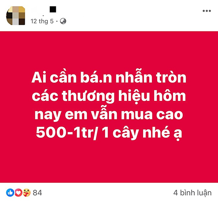 Nhiều cá nhân quảng cáo có thể “gom” được nhiều vàng miếng SJC