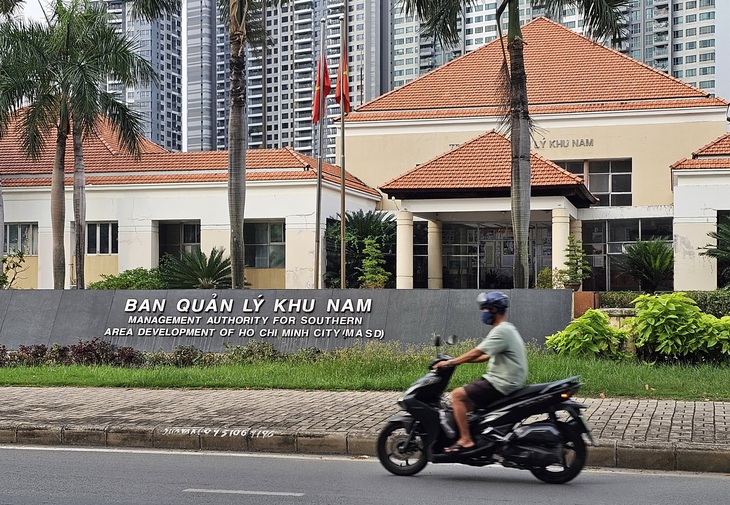 Ban quản lý khu Nam tại quận 7 - Ảnh: ÁI NHÂN