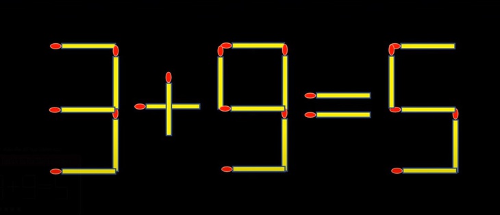 Thử tài IQ: Di chuyển một que diêm để 4-9=1 thành phép tính đúng- Ảnh 3.