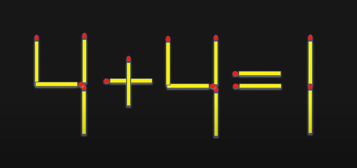 Thử tài IQ: Di chuyển một que diêm để 7+8=2 thành phép tính đúng- Ảnh 3.