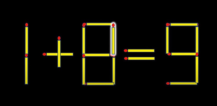 Thử tài IQ: Di chuyển một que diêm để 4-9=1 thành phép tính đúng- Ảnh 6.