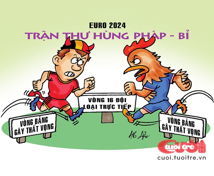 "Đại chiến" Euro 2024 giữa đội hạng 2 và hạng 3 thế giới từng "chơi tệ nhất ở vòng bảng" - Tranh: Hữu Lộc