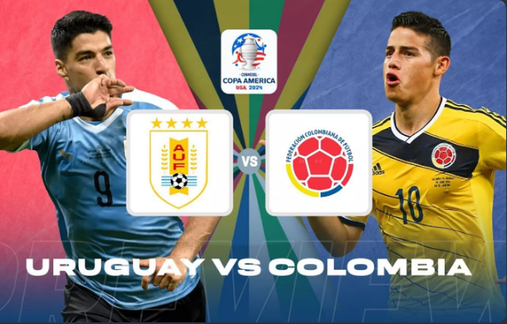 Máy tính dự đoán đội tuyển Colombia sẽ đánh bại Uruguay ở bán kết Copa America 2024 - Đồ họa: AN BÌNH