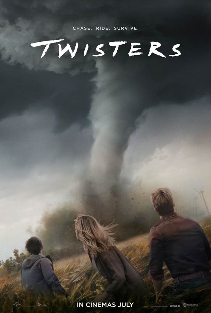 Poster sống động của Lốc xoáy tử thần (Twisters 2024)