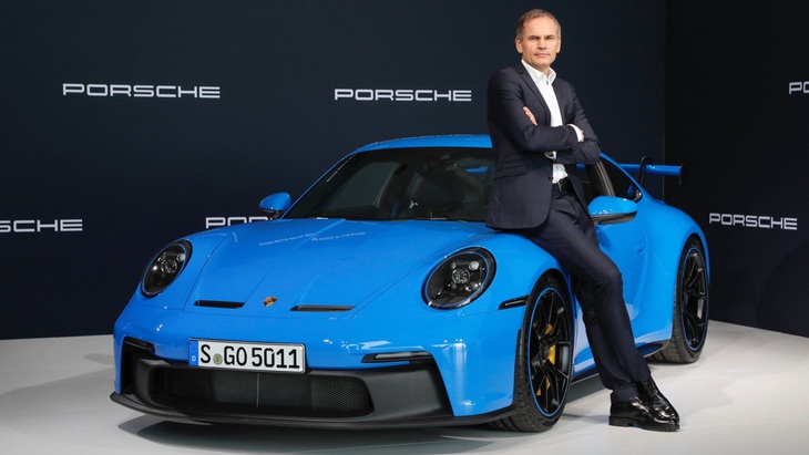 Oliver Blume, CEO của Porsche, trở thành chủ tịch hội đồng quản trị Volkswagen vào năm 2022 (vẫn kiêm nhiệm chức ở Porsche) - Ảnh: Volkswagen/Porsche