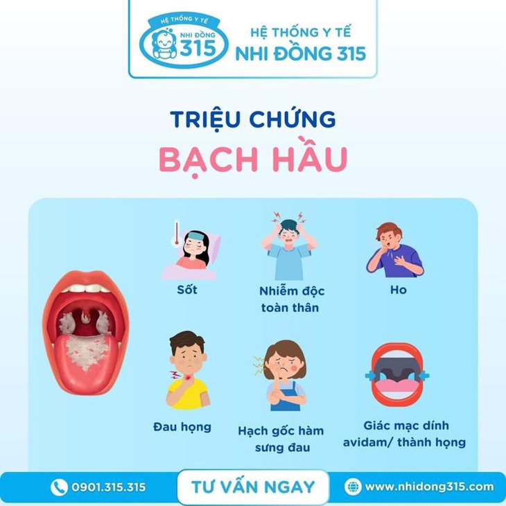 Bạch hầu bùng phát, ba mẹ nên cẩn trọng- Ảnh 2.