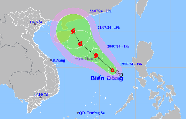 Áp thấp nhiệt đới khả năng mạnh lên thành bão, Tây Nguyên và Nam Bộ mưa lớn diện rộng