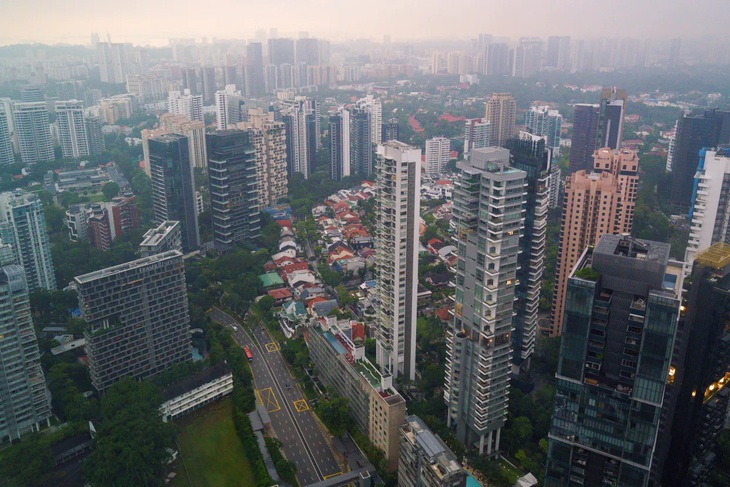 Nhà ở tại khu Orchard, Singapore - Ảnh: Bloomberg