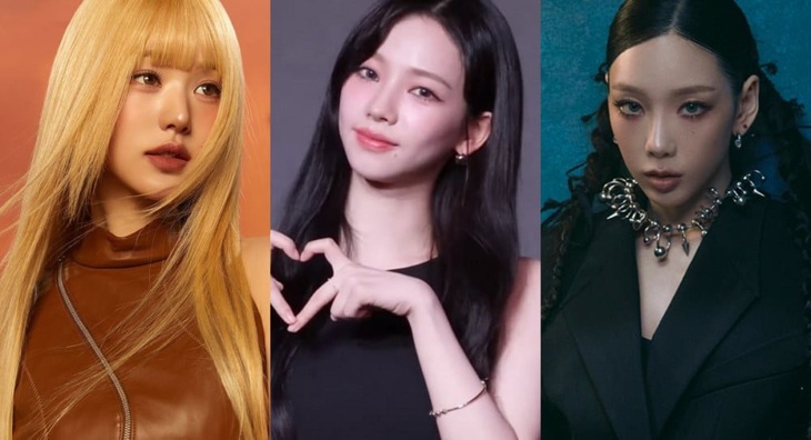 Wonyoung, Karina, Taeyeon (từ trái sang) thống trị bảng xếp hạng thương hiệu idol nữ tháng 7 - Ảnh: Allkpop