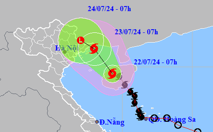 Bão số 2 sắp vào vịnh Bắc Bộ, hướng vào Quảng Ninh - Hải Phòng