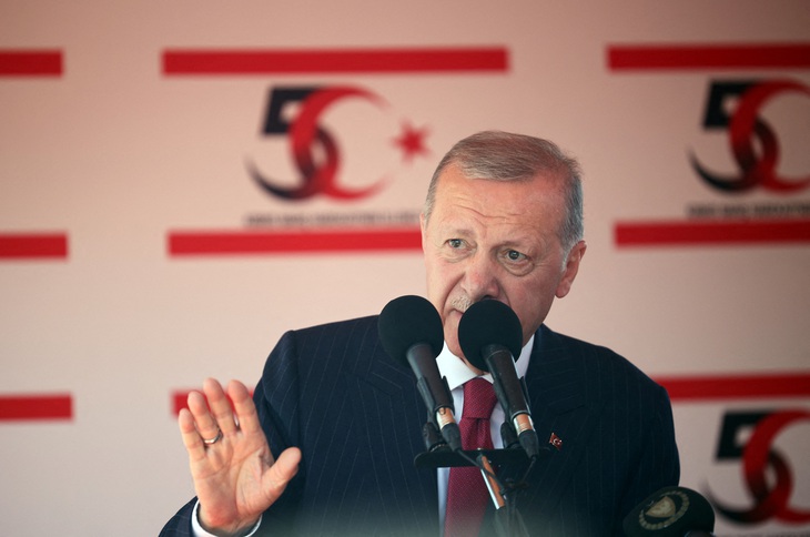 Tổng thống Thổ Nhĩ Kỳ Tayyip Erdogan - Ảnh: REUTERS