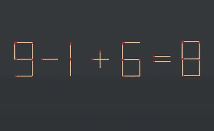 Thử tài IQ: Di chuyển một que diêm để 2+1+4=9 thành phép tính đúng- Ảnh 3.