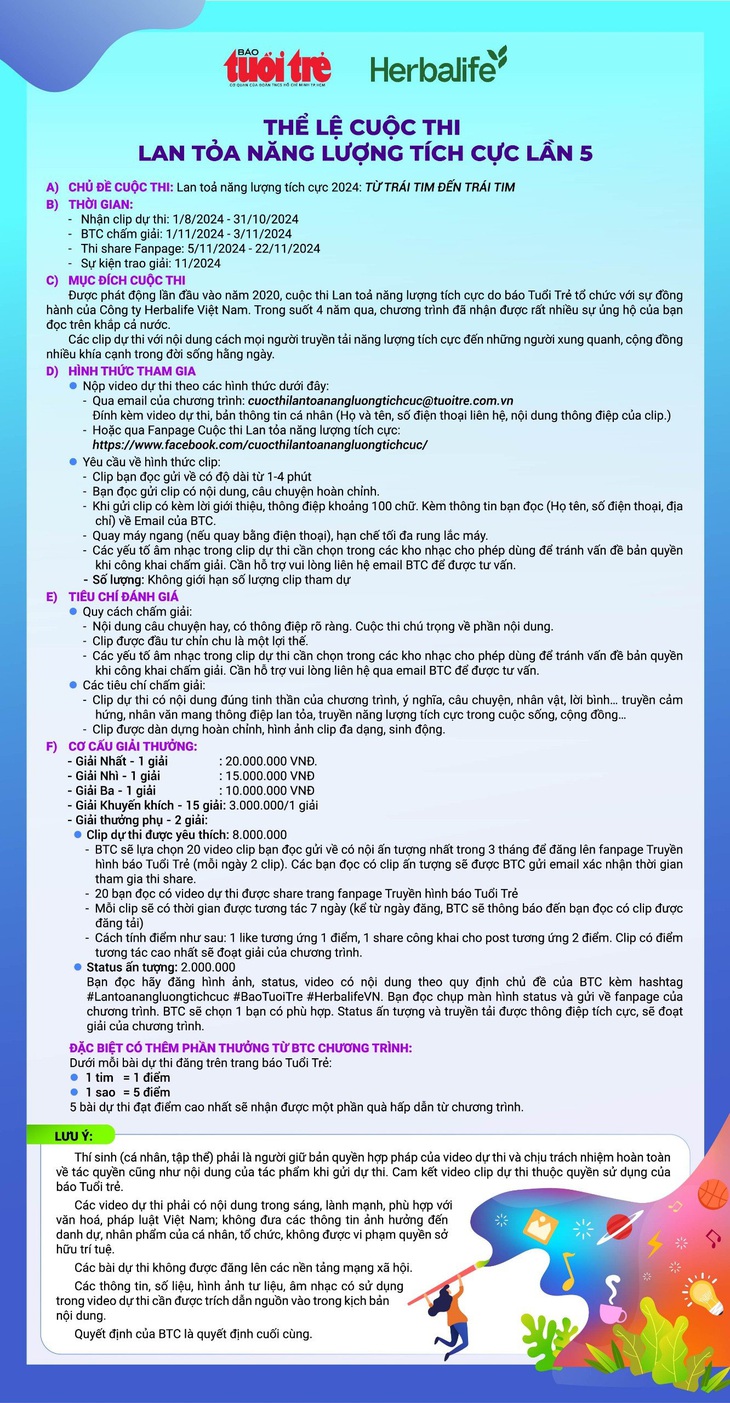 Báo Tuổi Trẻ tổ chức cuộc thi Lan tỏa năng lượng tích cực lần 5- Ảnh 2.