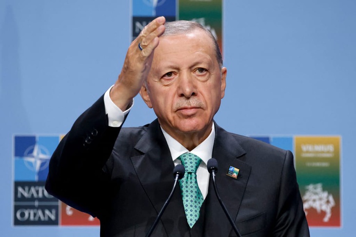 Tổng thống Thổ Nhĩ Kỳ Recep Tayyip Erdogan - Ảnh: AFP