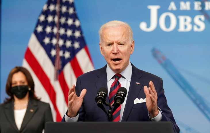 Tổng thống Mỹ Joe Biden - Ảnh: REUTERS