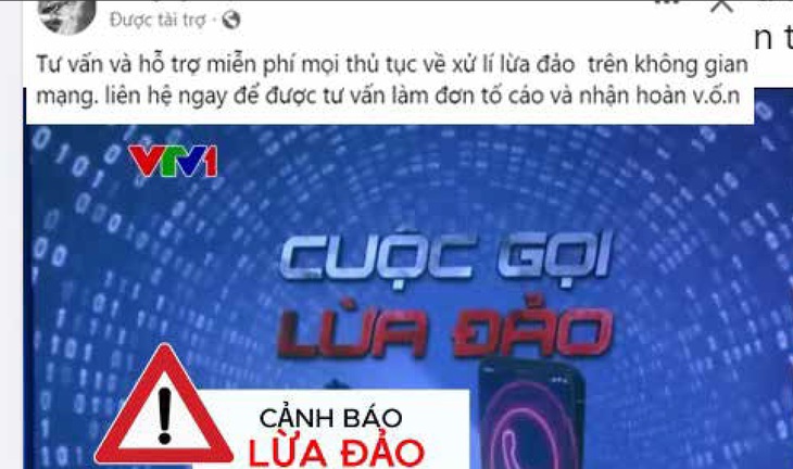 Một quảng cáo dịch vụ trên mạng với hình ảnh cắt ghép - Ảnh: K.HƯNG