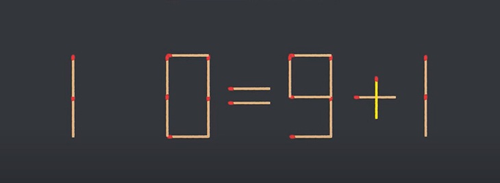 Thử tài IQ: Di chuyển hai que diêm để 9-1=2 thành phép tính đúng- Ảnh 6.