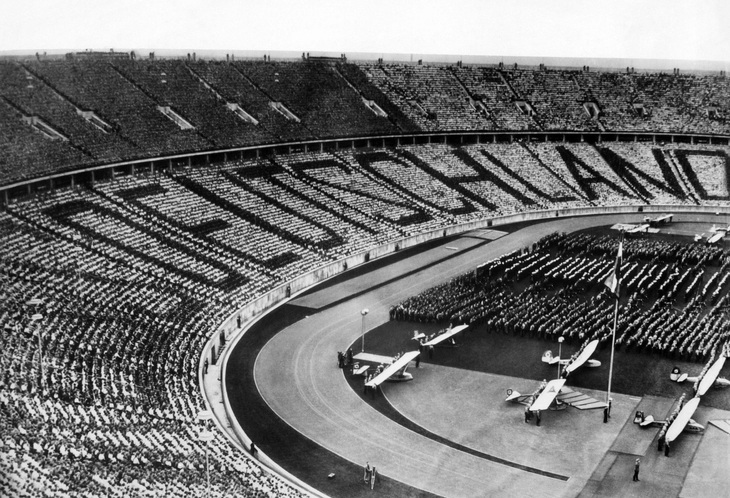 Olympiastadion ngày ấy... Ảnh: the-berliner.com