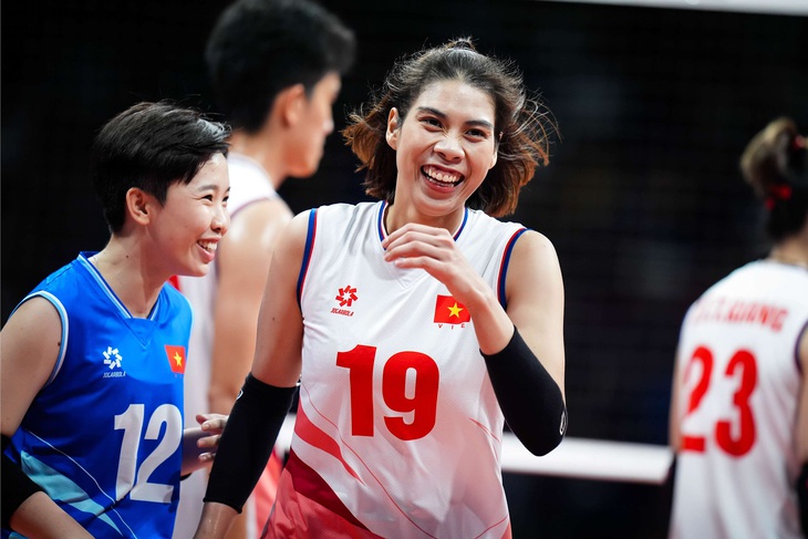 Tuyển bóng chuyền nữ Việt Nam có lần đầu vào bán kết FIVB Challenger Cup - Ảnh: FIVB