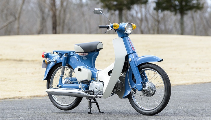 Honda Super Cub C50 1966 (ảnh) và nền tảng Super Cub 110 được cho là nguồn cảm hứng để tạo nên mẫu xe mới đạt chuẩn khí thải - Ảnh: Honda