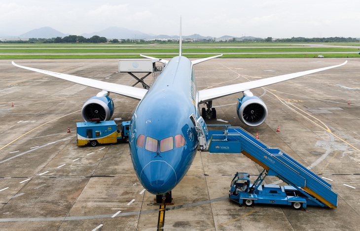 Chiếc Boeing 787-10 thứ năm gia nhập đội bay thân rộng 30 chiếc của Vietnam Airlines - Ảnh: VNA