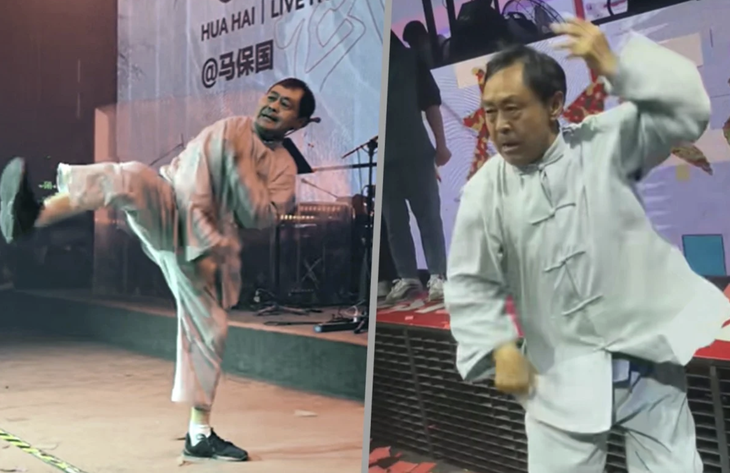 Cao thủ kung fu 'hết thời' phải đi diễn ở quán bar- Ảnh 1.