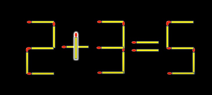 Thử tài IQ: Di chuyển một que diêm để 7+8=7 thành phép tính đúng- Ảnh 6.