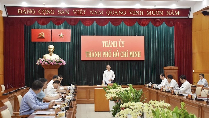 Thành ủy TP.HCM yêu cầu không để “lọt” vào cấp ủy khóa mới người né tránh, sợ trách nhiệm - Ảnh: T.L.