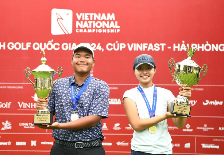 Lê Chúc An, Nguyễn Đức Sơn vô địch golf quốc gia 2024 - Ảnh 1.