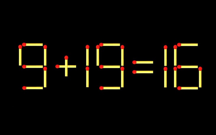 Thử tài IQ: Di chuyển một que diêm để 9+2x5=23-6 thành phép tính đúng - Ảnh 9.