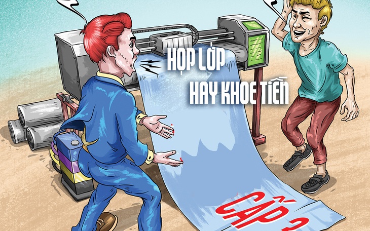 Họp lớp 12A, đề nghị không khoe của, khoe con - Ảnh 2.