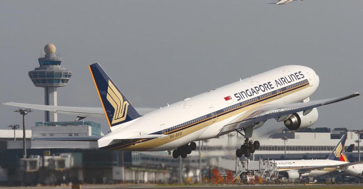 Các chuyến bay của Singapore Airlines tránh bay vào không phận của Iran từ ngày 2-8 - Ảnh: AVIATION INTERNATIONAL NEWS