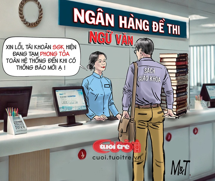 Ngân hàng phong tỏa... sách giáo khoa? - Ảnh 1.