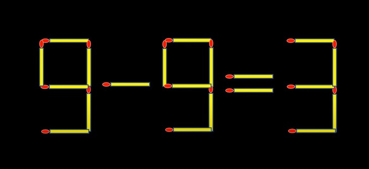 Thử tài IQ: Di chuyển hai que diêm để 1+9=9 thành phép tính đúng - Ảnh 2.