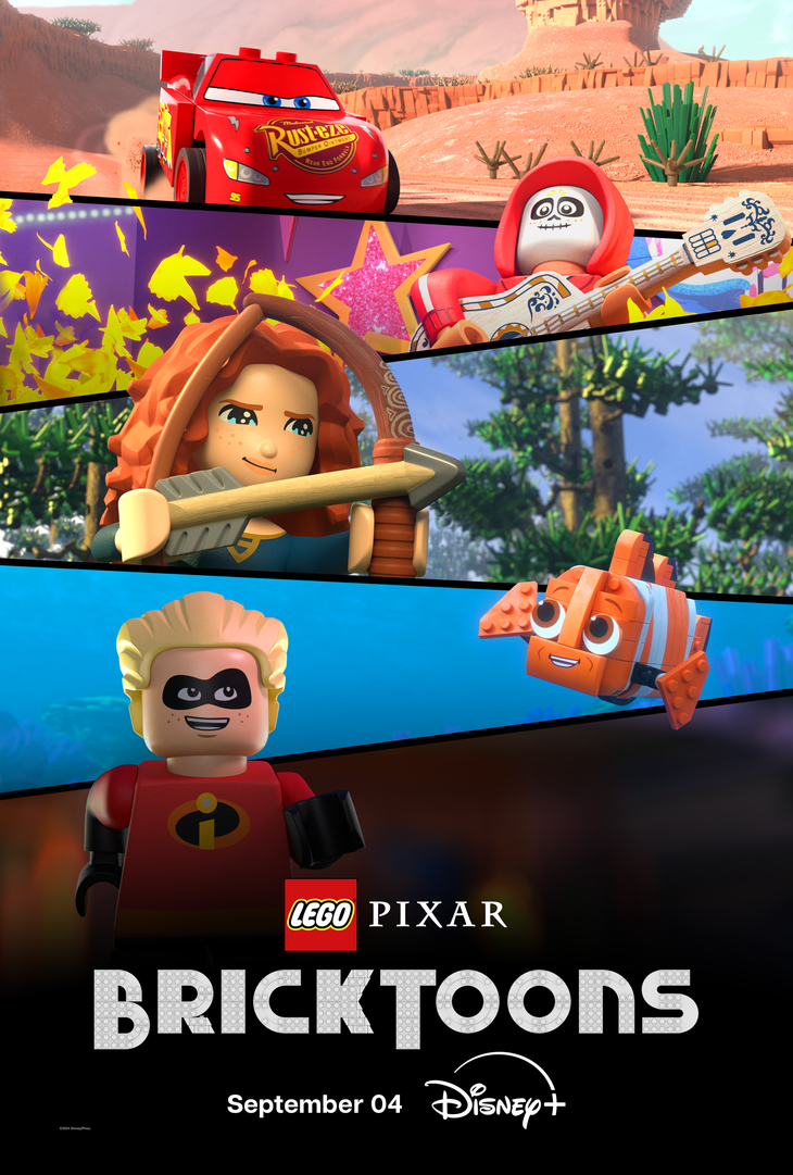 Các nhân vật của Pixar 'hóa LEGO' trong phim hoạt hình mới - Ảnh 1.