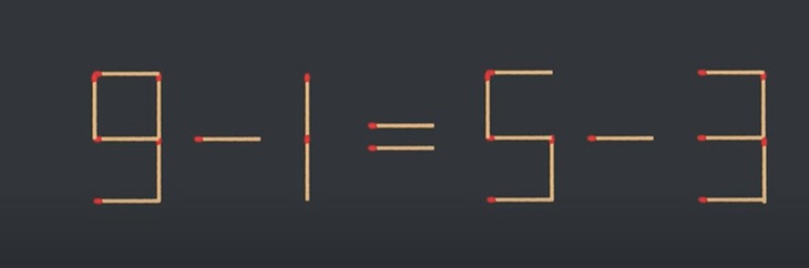 Thử tài IQ: Di chuyển một que diêm để 6+8=2 thành phép tính đúng- Ảnh 3. Thử tài IQ: Di chuyển một que diêm để 6+8=2 thành phép tính đúng- Ảnh 3.