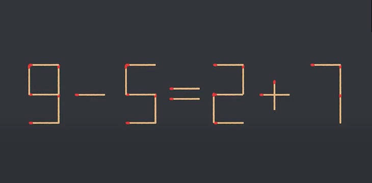 Thử tài IQ: Di chuyển một que diêm để 5+6=1 thành phép tính đúng- Ảnh 3. Thử tài IQ: Di chuyển một que diêm để 5+6=1 thành phép tính đúng- Ảnh 3.