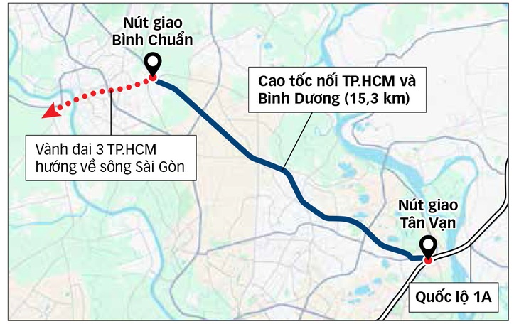 1 tỉ USD làm cao tốc nối TP.HCM và Bình Dương - Ảnh 2.