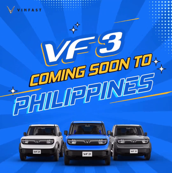 Sau Việt Nam, VinFast VF 3 sẽ đến Philippines, giá dễ cạnh tranh với Wuling Mini EV?- Ảnh 1.