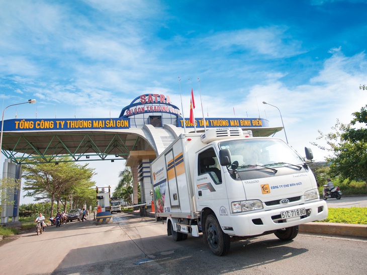 Công ty Quản lý và Kinh doanh chợ Bình Điền - đơn vị thành viên của SATRA - đã từng bước khắc phục các khó khăn, tiếp tục đưa hoạt động của chợ vào ổn định - Ảnh: SATRA