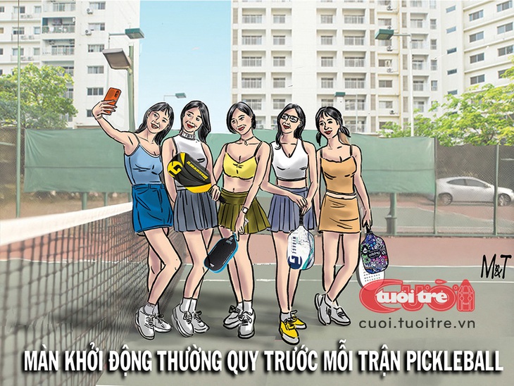 Khởi động bộ môn pickleball như thế nào cho chuẩn - Ảnh 1.