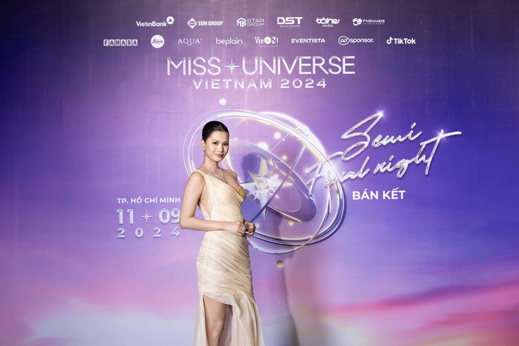 Mai Ngô bắn rap ngay trên thảm đỏ Bán kết Miss Universe Vietnam 2024  - Ảnh 6.