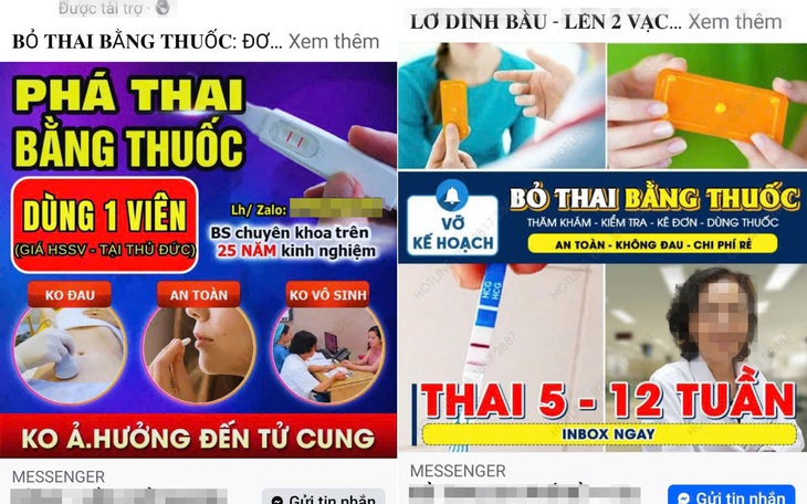 Mua thuốc phá thai rẻ trên mạng uống, người phụ nữ nguy kịch - Ảnh 2.