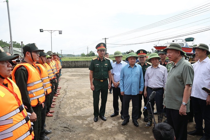 Tổng Bí thư, Chủ tịch nước Tô Lâm kiểm tra phòng chống lụt bão tại Tuyên Quang - Ảnh 3.