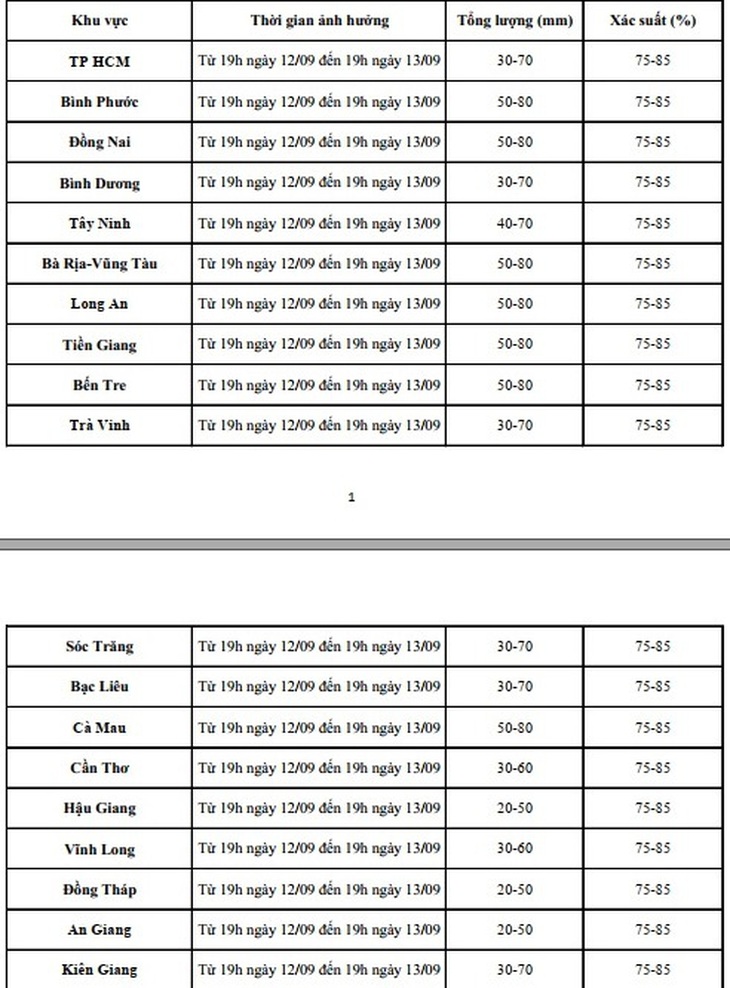 Đợt mưa to Nam Bộ, TP.HCM diễn biến ra sao? - Ảnh 2.