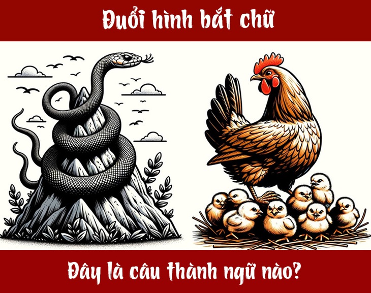 IQ cao có đoán được đây là câu tục ngữ, thành ngữ gì? (P124) - Ảnh 1.