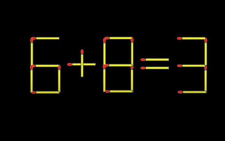 Thử tài IQ: Di chuyển hai que diêm để 4+3=1 thành phép tính đúng - Ảnh 8.