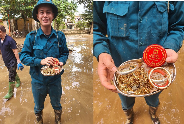 Thực hư việc anh thanh niên tìm thấy hộp trang sức toàn vàng sau lũ ở Yên Bái - Ảnh 1.